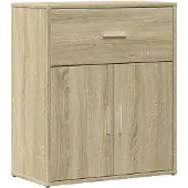 vidaXL Sideboards 2 Stk. Sonoma-Eiche 60x31x70 cm Holzwerkstoff