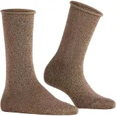 Falke Shiny Damen Socken, 35-38, Braun, Uni