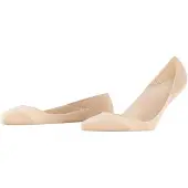 Falke Step Medium Cut Box Damen Füßlinge, 41-42, Beige, Uni, Baumwolle