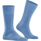 Falke Tiago Herren Socken, 43-44, Blau, Uni, Baumwolle