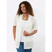 Witt Weiden Strickjacke in weiß | Gr.: 54