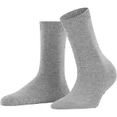 Falke Cosy Wool Damen Socken, 35-38, Grau, Uni, Wolle