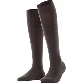 Falke Softmerino Damen Kniestrümpfe, 37-38, Braun, Uni, Schurwolle
