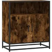 vidaXL Sideboard Räuchereiche 68x35x76 cm Holzwerkstoff