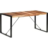 vidaXL Esstisch 160x80x75 cm Massivholz