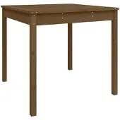 vidaXL Gartentisch Honigbraun 82,5x82,5x76 cm Massivholz Kiefer