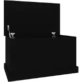vidaXL Truhe Schwarz 70x40x38 cm Holzwerkstoff
