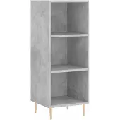vidaXL Sideboard Betongrau 34,5x32,5x90 cm Holzwerkstoff