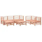 vidaXL 7-tlg. Garten-Lounge-Set Massivholz Douglasie