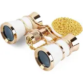 Braun Opera Theaterglas 3 x Gold Perlmutt