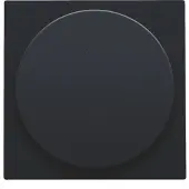 Züblin 161-31003 Abdeckung für Drehdimmer oder Erweiterung, incl. Drehknopf, black coat 16131003