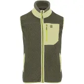 Karpos Moiazza Retrò Fleece Vest deep depths/tarragon (007) S
