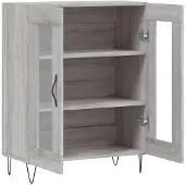 vidaXL Sideboard Grau Sonoma 69,5x34x90 cm Holzwerkstoff