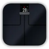 Garmin Index S2, Elektronische Personenwaage, 181,4 kg, Schwarz, kg / lb, Rechteck, 16 Benutzer