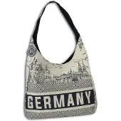 Robin-Ruth Robin Ruth Baumwolle Polyester Tasche Schultertasche navy beige OTG3006M