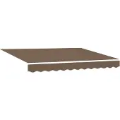 Syfax Ersatzbespannung für Markise 3,5x2 m Beige Polyester