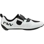 Northwave Herren Radschuh Tribute Weiß mit Morph-Sohle und Klettverschluss