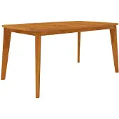 vidaXL Gartentisch 160x90x75 cm Massivholz Akazie