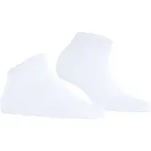 Falke Sneakersocken "Shiny Rib", Damen, Gr. 39-42, weiß (weiß (2000)), Obermaterial: 64% Viskose CV. 26% Polyamid PA. 10% Polyester PES., glänzend, Socken Sneakersocken