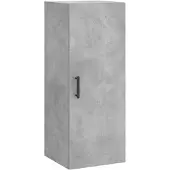 vidaXL Wandschrank Betongrau 34,5x34x90 cm