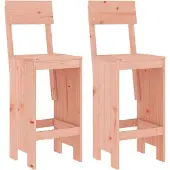 vidaXL Barhocker 2 Stk. 40x48,5x115,5 cm Massivholz Douglasie