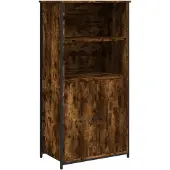 vidaXL Highboard Räuchereiche 62x36x121,5 cm Holzwerkstoff