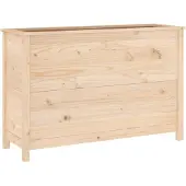 vidaXL Hochbeet 119,5x40x78 cm Massivholz Kiefer