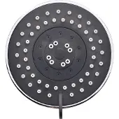 Safety Jogger Duschkopf Kopfbrause Ø ca. 10 cm, Chrom, fünf Strahlarten, Antikalk-Noppen