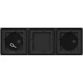 Gira AP-Gehäuse 3 Module 1x3 5503910 System 106 Anthrazit