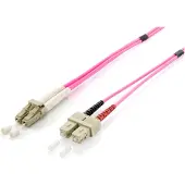 Equip LC/SC-LWL-Patchkabel, OM4, 0.5m, 0,5 m, OM4, LC, SC