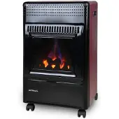 Orbegozo Hbf 95, Freistehend, Schwarz, Violett, Drehregler, 25 m², A, A++ bis G