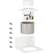 Hager VZ00APZ Steckdose Schuko, universal, mit Haltewinkel, für APZ, mit Euroadapter