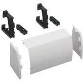 Hager FZ143 Kabelrangierkanal für Feldverteiler, 3feldig, RAL9010