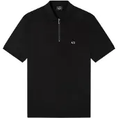 Armani Exchange für Herren. XM002372AF21936UC001 Polo-Stoff schwarz (L), Lässig, Viskose, Kurzarm