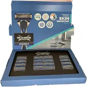 Wilkinson Sword - Hydro 5 Rasierer für Männer, 16 Ersatzklingen, Feuchtigkeitsspendende Gel-Pools und umklappbarer Trimmer