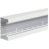 Hager BRA6513019016 Brüstungskanal-Unterteil frontrast BRA 68x130mm OT 80mm aus Alu verkehrsweiß - 2 Meter