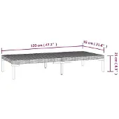 vidaXL 7-tlg. Garten-Lounge-Set mit Kissen Poly Rattan Dunkelgrau