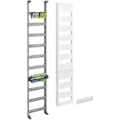 Hager ZU59XS Verteilerfeld, univ.Z, Höhe 1350mm, 9-reihig, 1-feldig, PE/N senkrecht