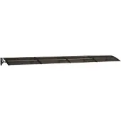 vidaXL Türvordach Schwarz 400x75 cm Polycarbonat