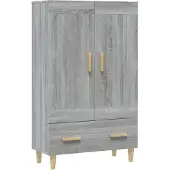 vidaXL Highboard Grau Sonoma 70x31x115 cm Holzwerkstoff