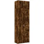 vidaXL Hochschrank Räuchereiche 70x42,5x225 cm Holzwerkstoff