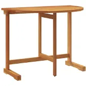 vidaXL Balkontisch Klappbar 90x60x72 cm Massivholz Akazie