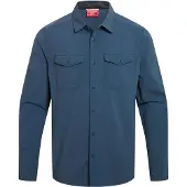 Craghoppers Nosilife Loukkos Long Sleeved Shirt blue stone (BRK) XL
