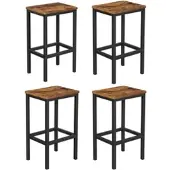Vasagle Barhocker Barstühle (Set, 2 St., 2er), bis 120kg belastbar