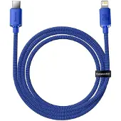Baseus CAJY000203, 1,2 m, Lightning, USB C, Männlich, Männlich, Blau
