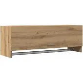 vidaXL Kleiderschrank Artisan-Eiche 100x32,5x35 cm Holzwerkstoff