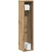 vidaXL Badezimmerschrank mit Rollenhalter Artisan Oak 20,5x20x90 cm