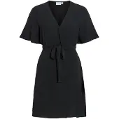 Vila Kurzes Kleid Mit V-ausschnitt