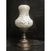 Halay Handgefertigte peervormige Tischlampe - Türkische Mosaiklampe für eine gemütliche Atmosphäre