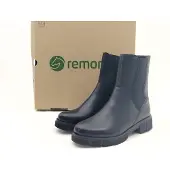Remonte Chelseaboots "Elisabeth Hurley-Collection", Damen, Gr. 39, schwarz, Elastischer Einsatz, Leder, unifarben, Schuhe Chelseaboots, Boots, Stiefelette, Profilsohle und Innenreißverschluss